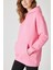 Kadın Oversize % 100 Pamuk Içi Polarlı Yumuşak Dokulu Basic Kapüşonlu Sweatshirt 1