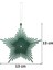 Yılbaşı Ağaç Süsü Kadife Yıldız Dekoratif Süs Yeşil 13 cm 2
