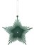 Yılbaşı Ağaç Süsü Kadife Yıldız Dekoratif Süs Yeşil 13 cm 3