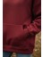 Kadın Oversize % 100 Pamuk Içi Polarlı Yumuşak Dokulu Basic Kapüşonlu Sweatshirt 2