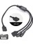 Pc Kasa ve LED Aydınlatma Için 3 Çıkışlı 4-Pin Rgb Splitter 2