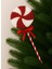 Yılbaşı Ağaç Süsü Dekoratif Simli Lolipop Şeker 45 cm 4