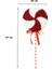 Yılbaşı Ağaç Süsü Dekoratif Simli Lolipop Şeker 55 cm 3