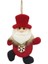 Yılbaşı Ağaç Süsü Noel Baba Figürlü Asılabilir Keçe Dekoratif Süs 16 cm 2
