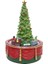 Yılbaşı Hediyelik Dekor Süsü Hareketli Işıklı Yılbaşı Ağacı Müzik Kutusu 19 Cm 4