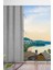 Gri Su Geçirmez Kornişli Bağcıklı Balkon Perdesi Branda Enxboy 1