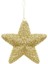 Yılbaşı Ağaç Süsü Kabartma Detaylı Simli Yıldız Dekoratif Süs altın 15 cm 4