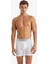 Erkek Modal Elastan Boxer Silver 9303 - Beyaz 1