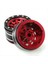Metal 1 9 Inç Beadlock Tekerlek Jant Dış Çapı 55MM Rc 1/10 12MM Altı Paletli Araba Eksenel SCX10 90047 CC01 Trx4 Kırmızı (Yurt Dışından) 4
