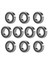 10PCS 6902-2RS Bisiklet Hub Yatağı 15X28X7 mm 6902 2rs Koyoz Rarıng&#39 Ler Koozer Için 6902RS XM490 Hub (Yurt Dışından) 2