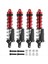 4pcs Metal 120MM Şok Emici Yağ Damper 1/10 Rc Paletli Araba Eksenel SCX10 AXI03007 RBX10 D90 Trx4 Kırmızı (Yurt Dışından) 2