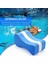4x Köpük Çekme Şamandıra Eva Tekme Bacaklar Tahtası Çocuklar Yetişkinler Havuz Yüzme Eğitim-Mavi+Beyaz (Yurt Dışından) 4
