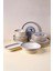 French Altın Yaldızlı Stoneware Yemek Takımı 27 Parça 6 Kişilik Yemek Seti 6