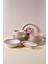Danish Altın Yaldızlı Stoneware Yemek Takımı 27 Parça 6 Kişilik Yemek Seti 4