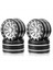 Metal 1 9 Inç Beadlock Wheel Jant Dış Çap Rc 1/10 12MM Altı Paletli Araba Eksenel SCX10 90047 CC01 Trx4 Gümüş (Yurt Dışından) 1