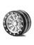 Metal 1 9 Inç Beadlock Wheel Jant Dış Çap Rc 1/10 12MM Altı Paletli Araba Eksenel SCX10 90047 CC01 Trx4 Gümüş (Yurt Dışından) 2