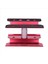 5x Metal Rc Araba Iş Istasyonu Iş Standı Onarım 360 Derece 1/8 1/10 1/12 1/16 Ölçekli Modeller Kırmızı (Yurt Dışından) 2