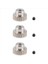 3pcs 3 175MM Mil Metal Pinyon Motor Dişli 32DP 48DP 64DP 1/10 1/8 Rc Car 3650 3660 22T Için M0 6 M0 8 (Yurt Dışından) 3