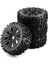 4pcs 1/8 Off-Road Araba Buggy Wheels Lastikleri 120MM Kauçuk Kaya Lastikleri Redcat Takımı Losi Vrx Hpı Kyosho Hsp Carson (Yurt Dışından) 1