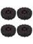 4pcs 110MM 1 9 Inç Rım Lastik Lastiği 1/10 Rc Rc Rock Prwler SCX10 D90 Trx4 (Yurt Dışından) 1