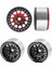 4pcs 1 9 Metal Beadlock Wheel Hub Kıyısı 1/10 Rc Traxxas Trx4 SCX10 SCX10-II 90046 SCX10-III AXI03007 D90 Kırmızı (Yurt Dışından) 3
