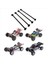 40PCS Metal Köpek Kemik Şaftı Wltoys 144001 124019 124018 Rc Araba Yükseltmeleri Parça Aksesuarları (Yurt Dışından) 5