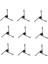 L40S Pro Ultra / X50 L50 Süpürge Aksesuarları Yedek Parçaları Için 9 Adet Yan Fırça (Yurt Dışından) 1