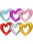 Folyo Kalp Balon Ortasi Boş 100 cm Helyum Uyumlu 2