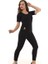 Kadın Termal Korse Tayt ve Fermuarlı Takım Siyah Terletici Etki 2 Parça 6