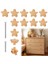 Boho Dresser Knobs-12 Pack Dayanıklı Ahşap Çekmece Knobs Yıldız Şeklinde Ahşap Dresser Dolap, Mobilya Için 24 Screws ile Çekiyor (Yurt Dışından) 2