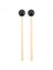 2pcs Yumuşak Kauçuk Kafa Çubukları Ahşap Sap Çan Malletleri Glockenspiel Ksilofon Bell Müzik Enstrümanları Parçalar Siyah (Yurt Dışından) 1