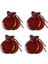 4pcs Ispanyol Castanets Geleneksel Flamenko Castetets Ahşap El Perküsyon Castanets Müzik Enstrümanı Yeni Başlayanlar Için (Yurt Dışından) 1