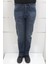 Denim Cartel Fistan Store Erkek Koyu Mavi Yüksek Bel Rahat Kesim Boru Paça Jean Pantolon 1
