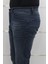 Denim Cartel Fistan Store Erkek Koyu Mavi Yüksek Bel Rahat Kesim Boru Paça Jean Pantolon 3