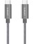 Omars Type-C 3.1 5gbps 3A Örgülü Şarj ve Data Kablosu Gri 1.5 Metre 1
