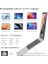 Metal Laptop Tablet iPad Dizüstü Bilgisayar Standı 7-17.3 Inç Tüm Cihazlar Için 7 Seviye Yükseklik Ayarı Taşınabilir Kaymaz Laptop Yükseltici Havalandırmalı Soğutma Katlanabilir Masaüstü Standı 3