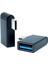 Type C 3.1 To USB 3.0 Şarj 90 Dirsek Köşe Çevirici Dönüştürücü Adaptör 3