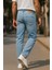 Cedy Denım Erkek Yüksel Bel Bol Kesim Boru Paça Kot Pantolon Reguler Fit Jean C336 6