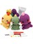 3pcs Dıy Tığ Işi Dinozor Kiti El Örgü Iplik Iğneleri Peluş Bebek Kolay (Sarı, Yeşil, Mor) (Yurt Dışından) 1
