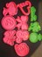 Barbie Temalı 10 Lu Set Kurabiye Hamur Kalıbı 1