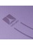Çift Çizgi Tasarımlı Tpe Yoga Pilates Matı 8 mm Kaymaz Hafif Taşınabilir - Koyu Lila 5