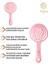 Açık Pembe Pro Üç Boyutlu Oval Saç Fırçası Ergonomik Tasarım ile Kolay Kullanım 4