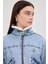 Buzkar İçi Kürklü Crop Jean Kadın Ceket 6010 8
