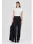 Siyah Tek Düğmeli Pensli Kadın Pantolon 5011 8