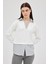 8241A Gömlek Detay Bluz Ekru 2