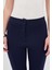 Laci Straight/Düz Kesim Yüksek Bel Nervür Dikişli Örme Pantolon TCR-6873A 12