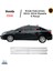 Honda Civic Uyumlu Krom Cam Çıtası 4 Parça 2012-2016 P. Çelik 1