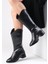 Fabia Siyah Renk Kadın Diz Altı Çizme 7