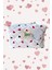 Kalp Desenli %100 Pamuk Makyaj ve Kozmetik Çantası | 22X12X10 cm | Seyahat Organizer 1