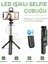 Led Işıklı Selfie Çubuğu Bluetooth Kumandalı Kablosuz Tripot Selfie Monopod Selfie Stick 12